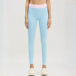 Palm Angels Miami Training Leggings in Multicolor White
